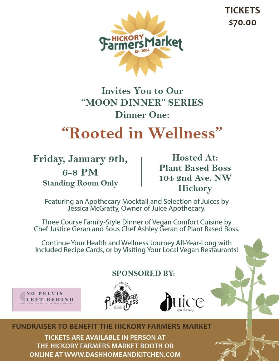 Hickory Farmers Market - "Rooted in Wellness" Dinner 2026