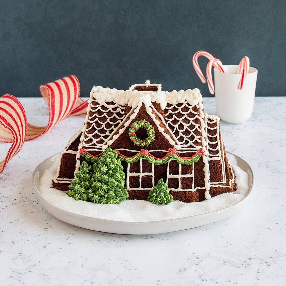 Nordic Ware Gingerbread House Bundt Pan