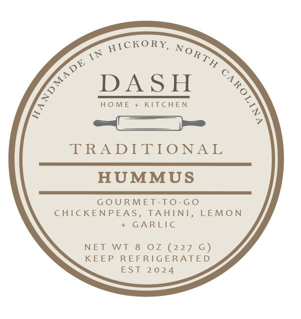 DASH Gourmet-to-Go, Traditional Hummus