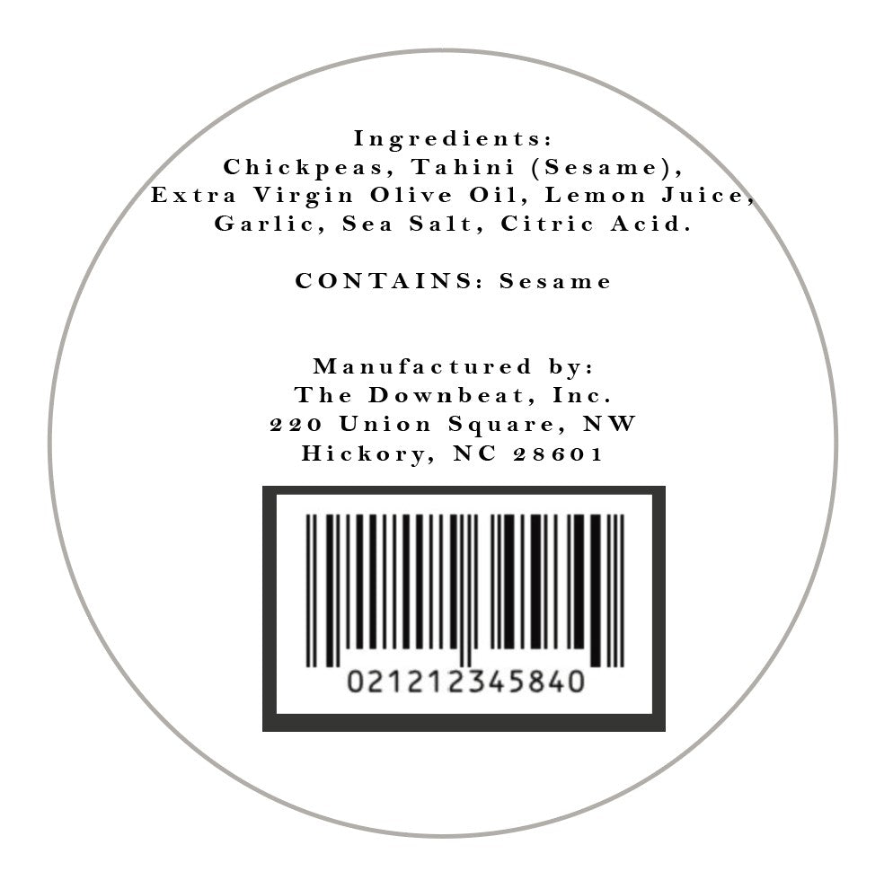DASH Gourmet-to-Go, Traditional Hummus