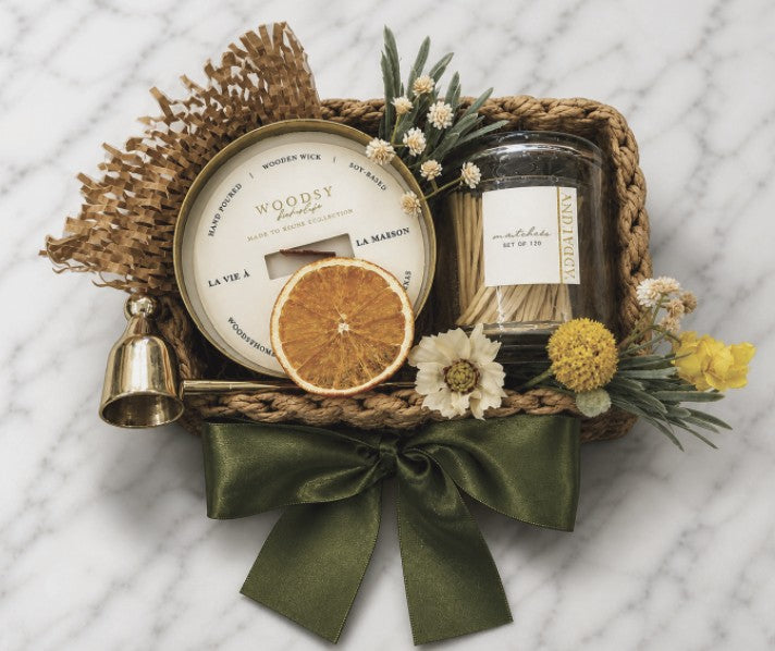 La Maison Candle Hostess Gift Basket