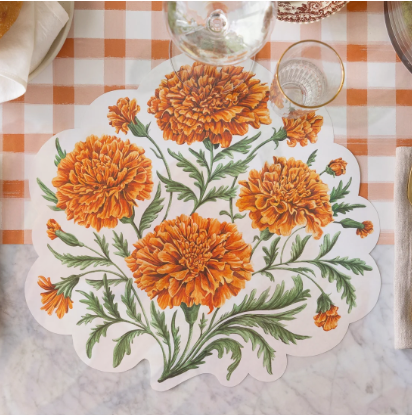 Set de table en papier Hester & Cook à colorier avec motif dinde