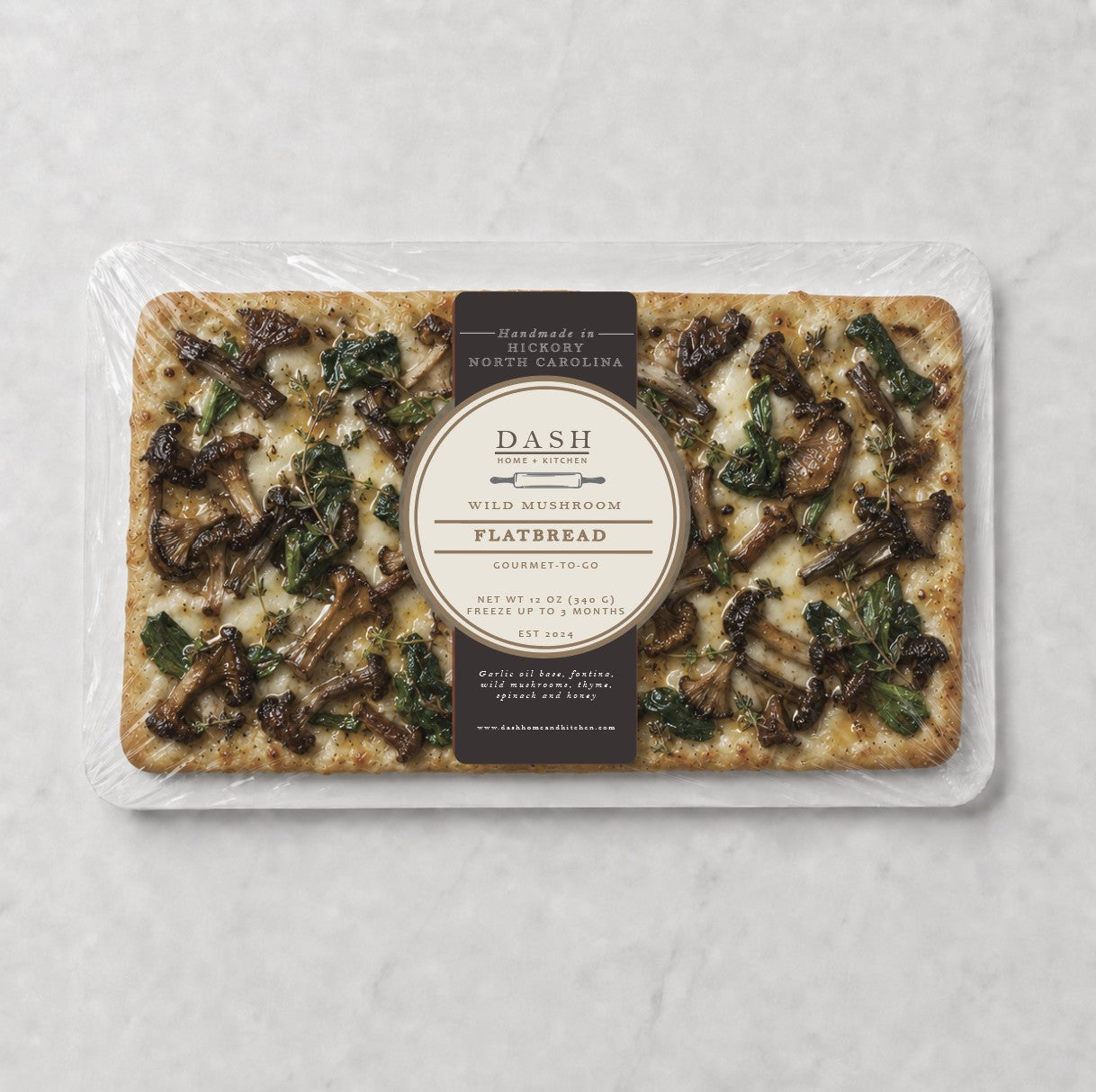 DASH Gourmet-to-Go, Wild Mushroom Flatbread