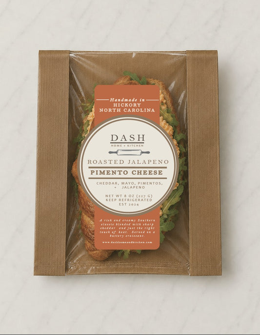 DASH Gourmet-to-Go Roasted Jalapeno Pimento Cheese Croissant
