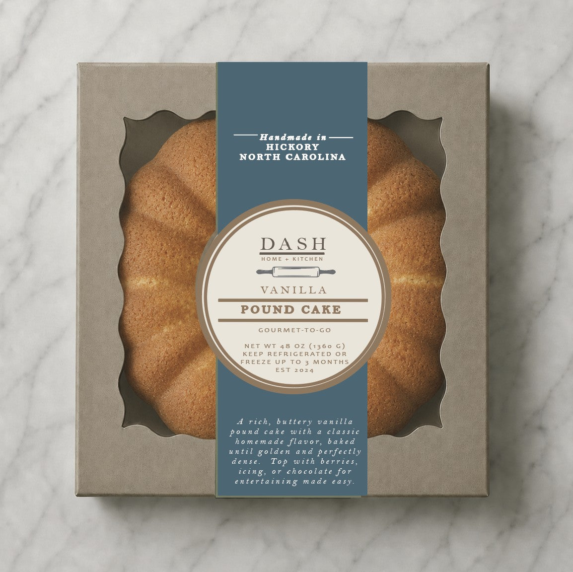 DASH Gourmet-to-Go, Vanilla Pound Cake