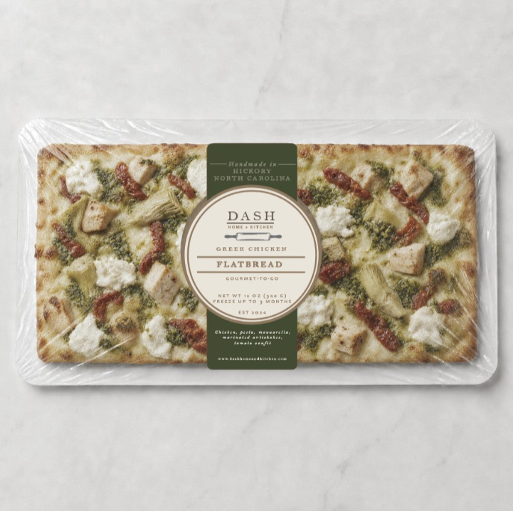 DASH Gourmet-to-Go, Pesto Chicken Flatbread