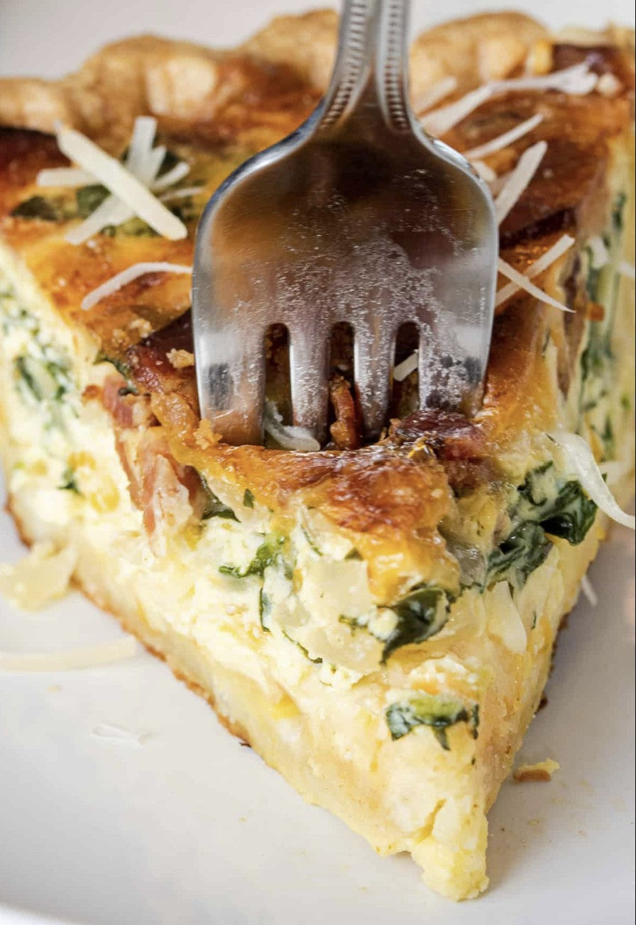 DASH Gourmet-to-Go Bacon & Spinach Quiche