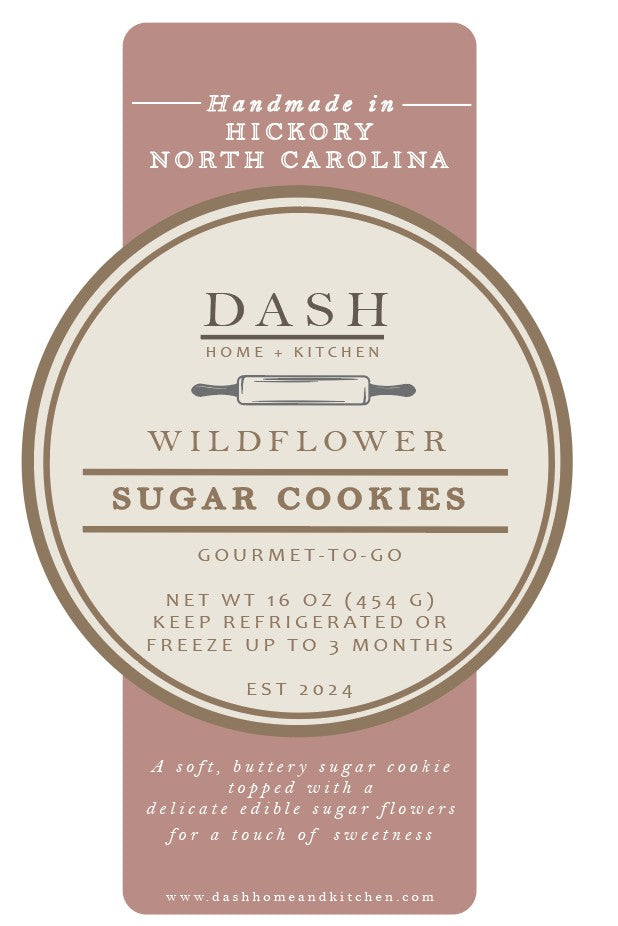 DASH Gourmet-to-Go, Wildflower Sugar Cookie