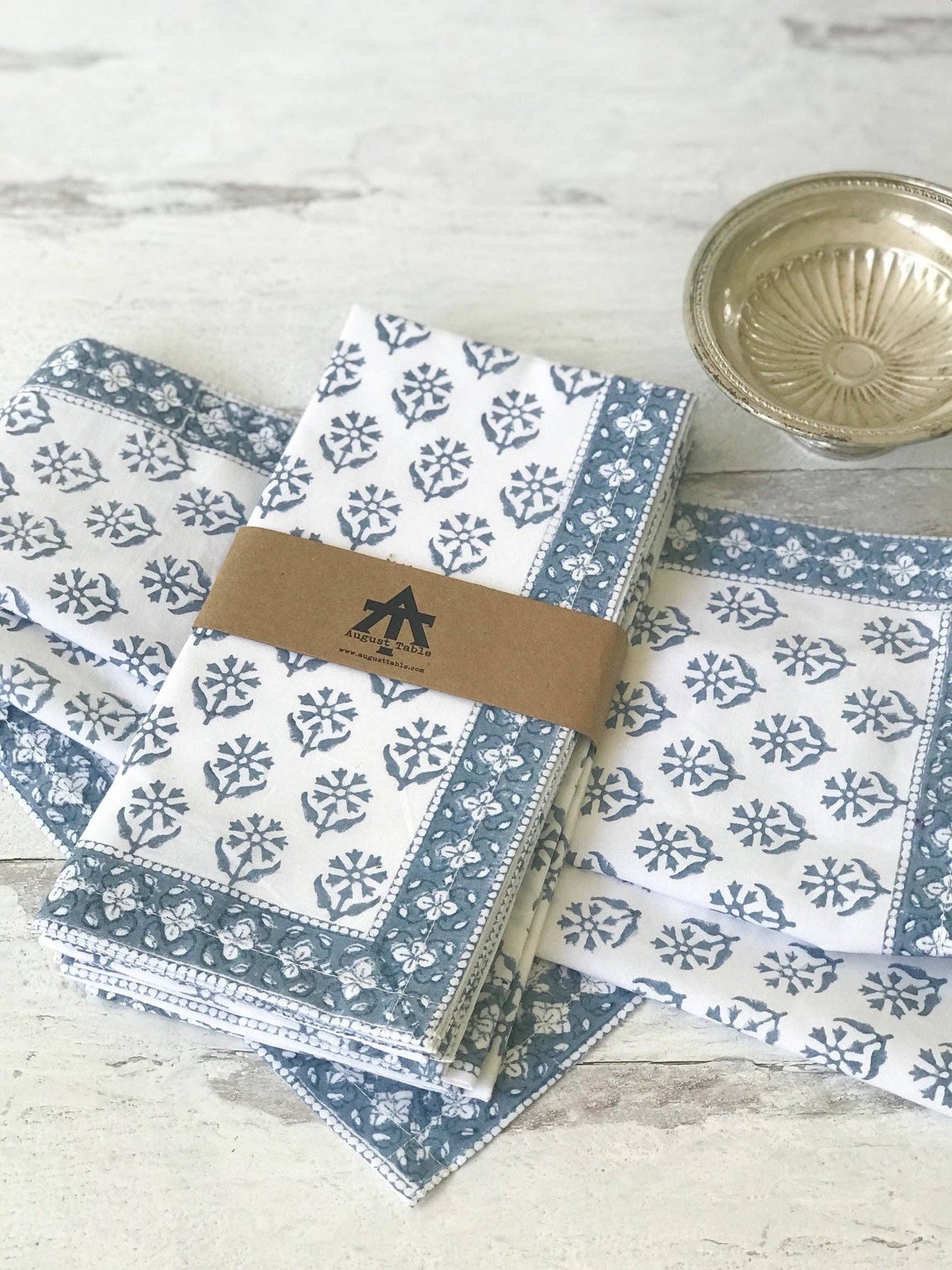 Sequoia Napkins in Stella Blue - set of 4