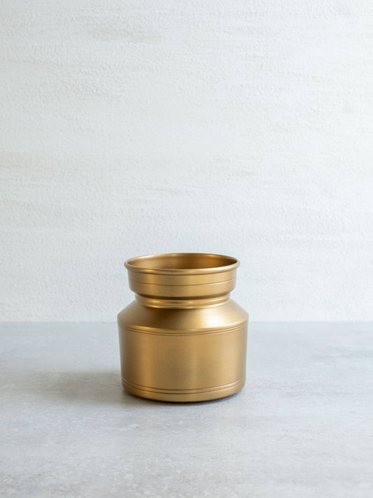 Brass Lota Vase Oblong