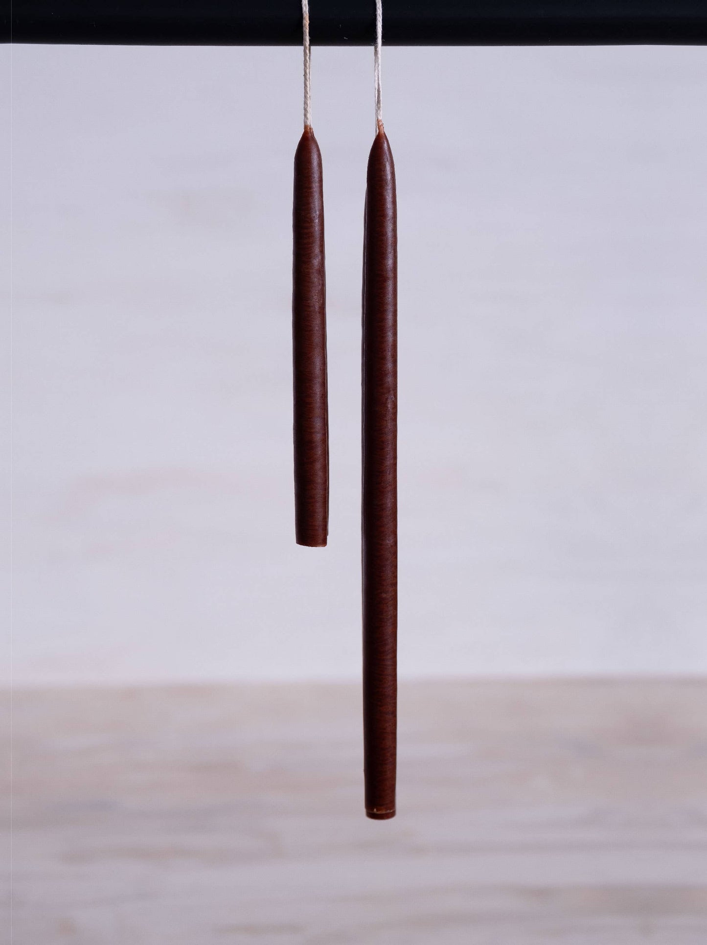 Skinny Tapered Candles - Umber