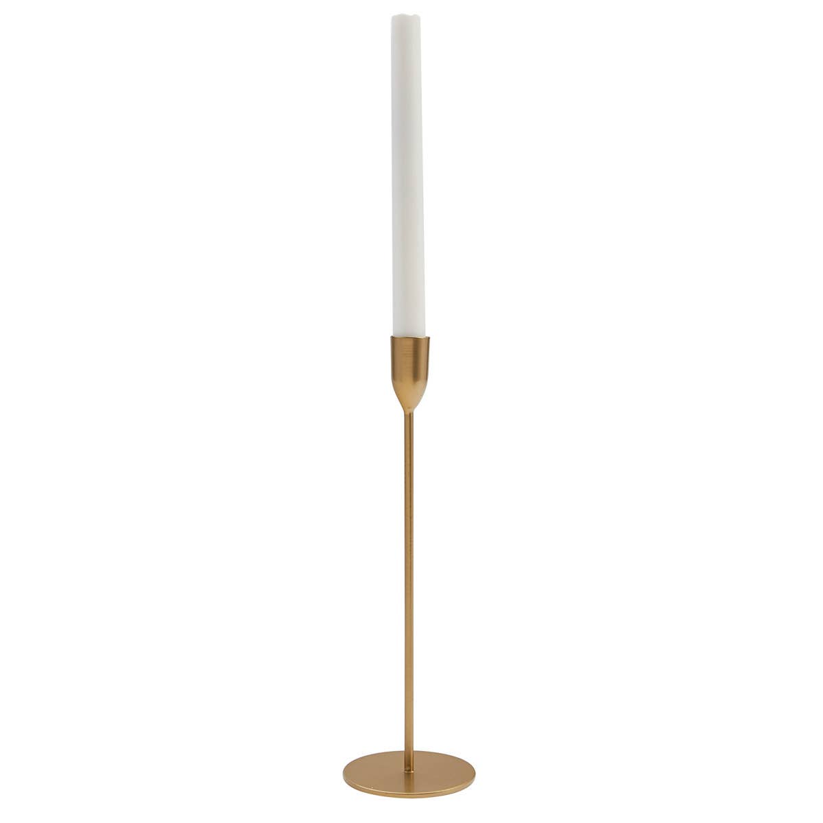 GOLD TAPER HOLDER TALL