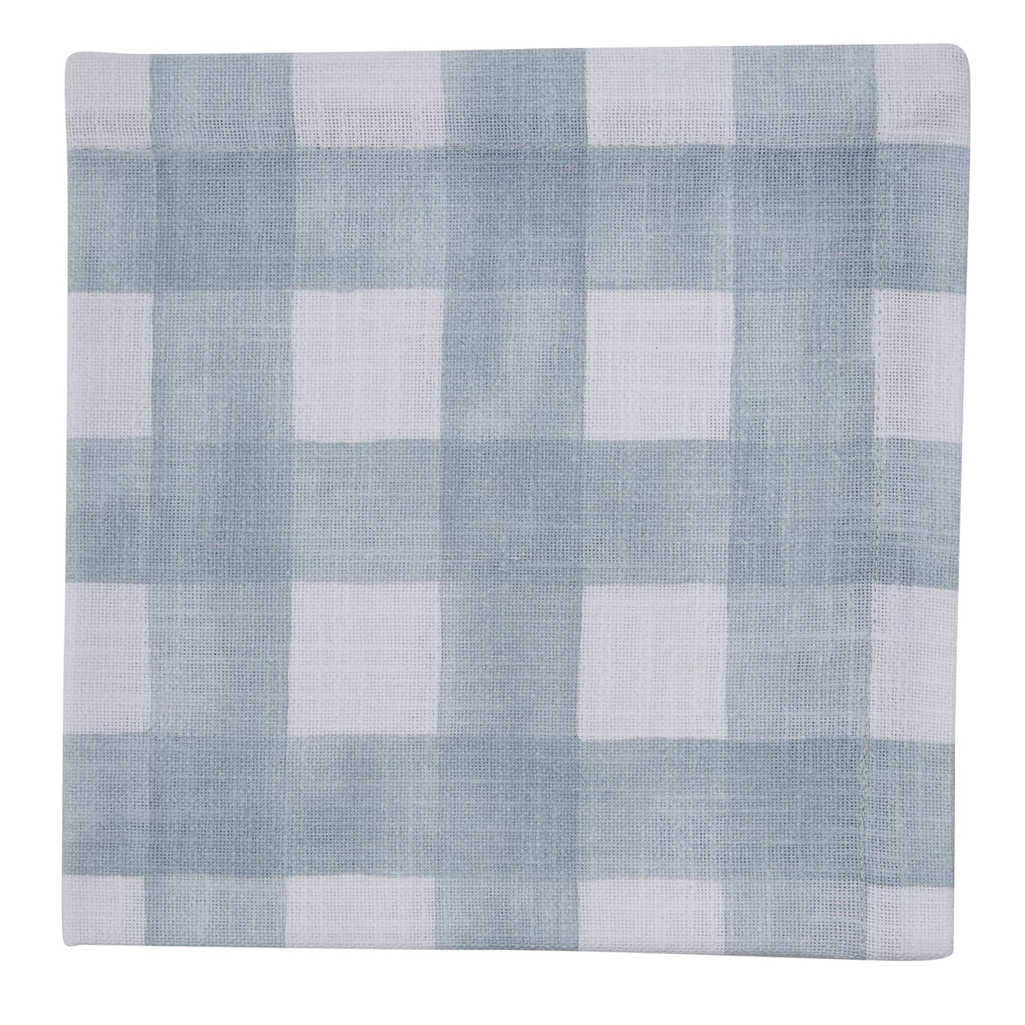 Buffalo Check Watercolor Napkin - Blue Mist (set of 4)