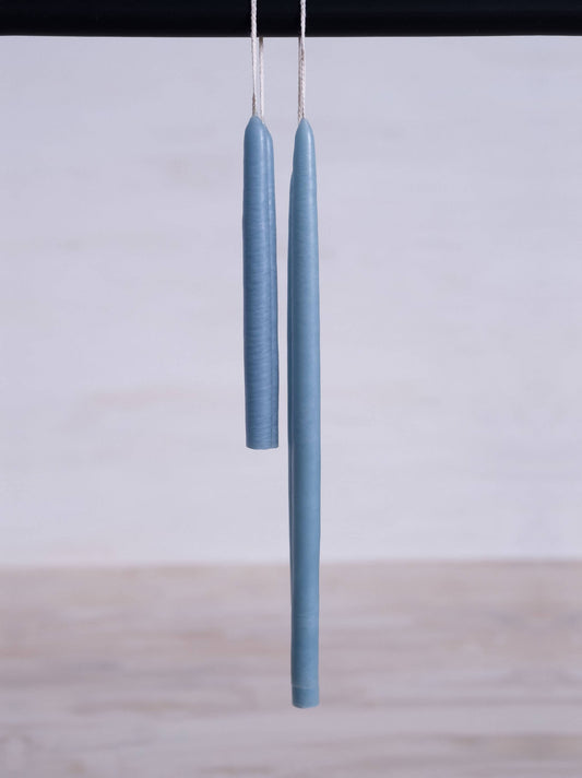 Skinny Tapered Candles - Kansas Sky