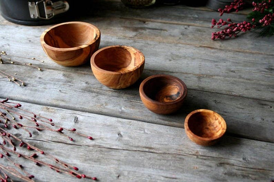 Olivewood Spice Bowls